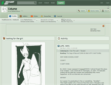 Tablet Screenshot of cotume.deviantart.com