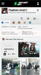 Mobile Screenshot of featherwind21.deviantart.com