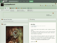 Tablet Screenshot of ereshkigalblackart.deviantart.com