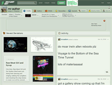Tablet Screenshot of mr-author.deviantart.com