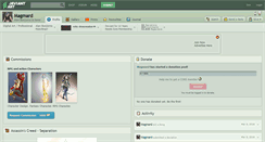 Desktop Screenshot of magmard.deviantart.com