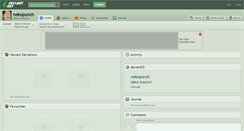 Desktop Screenshot of nekopunch.deviantart.com
