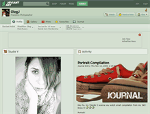 Tablet Screenshot of olegj.deviantart.com