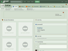 Tablet Screenshot of krakhan.deviantart.com
