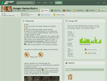 Tablet Screenshot of hunger-games-rock.deviantart.com