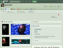 Tablet Screenshot of jakoshadios.deviantart.com