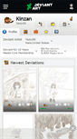 Mobile Screenshot of kinzan.deviantart.com