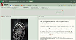 Desktop Screenshot of imnium.deviantart.com