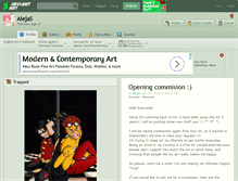 Tablet Screenshot of alejas.deviantart.com
