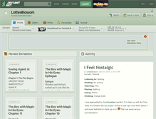 Tablet Screenshot of lottesblossom.deviantart.com