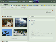 Tablet Screenshot of mirell-11.deviantart.com