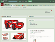 Tablet Screenshot of cars-fans.deviantart.com