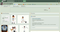Desktop Screenshot of clockworkorangefans.deviantart.com
