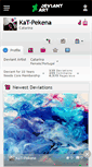 Mobile Screenshot of kat-pekena.deviantart.com