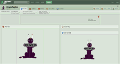 Desktop Screenshot of chaosraptor.deviantart.com