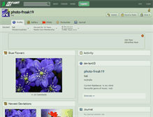Tablet Screenshot of photo-freak19.deviantart.com