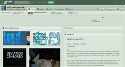 Desktop Screenshot of haru-mi-chan1991.deviantart.com