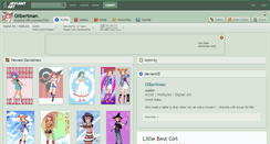 Desktop Screenshot of gilbertman.deviantart.com