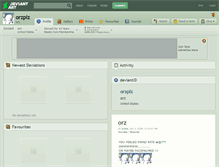 Tablet Screenshot of orzplz.deviantart.com