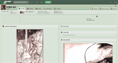 Desktop Screenshot of knight-alui.deviantart.com