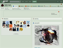 Tablet Screenshot of dark-reyn.deviantart.com