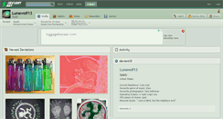 Desktop Screenshot of lunawolf13.deviantart.com