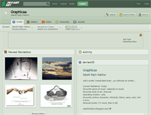 Tablet Screenshot of graphicaa.deviantart.com
