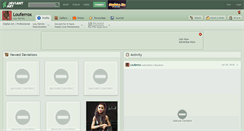 Desktop Screenshot of louferrox.deviantart.com