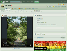Tablet Screenshot of marhaus.deviantart.com