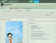 Tablet Screenshot of andresduarte.deviantart.com