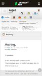 Mobile Screenshot of kejeli.deviantart.com