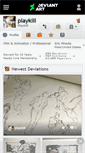 Mobile Screenshot of playkill.deviantart.com