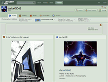 Tablet Screenshot of darkvoid42.deviantart.com