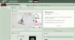 Desktop Screenshot of loversofharrypotter.deviantart.com