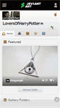 Mobile Screenshot of loversofharrypotter.deviantart.com