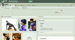 Desktop Screenshot of kiimiko.deviantart.com