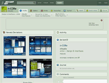Tablet Screenshot of n-core.deviantart.com