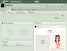 Tablet Screenshot of kknet0123.deviantart.com