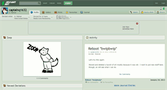 Desktop Screenshot of captainq1632.deviantart.com