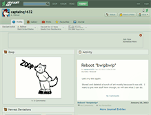 Tablet Screenshot of captainq1632.deviantart.com