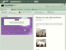 Tablet Screenshot of fierystallion.deviantart.com