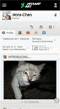 Mobile Screenshot of mora-chan.deviantart.com