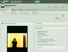 Tablet Screenshot of photononymous.deviantart.com
