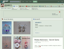 Tablet Screenshot of elmolak13.deviantart.com