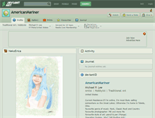 Tablet Screenshot of americanmariner.deviantart.com