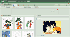 Desktop Screenshot of goku-x-chichi.deviantart.com