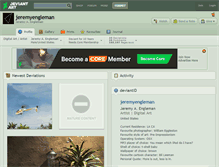 Tablet Screenshot of jeremyengleman.deviantart.com