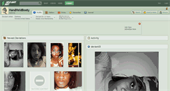 Desktop Screenshot of handheldbooty.deviantart.com