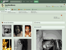 Tablet Screenshot of handheldbooty.deviantart.com