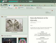 Tablet Screenshot of hosio.deviantart.com